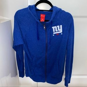 Nike Women’s New York Giants Football Zipper Up Sweatshirt